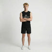 DRMMR Sleeveless Tee 'THRONE' Slogan | Above Average Clothing | organic cotton apparel