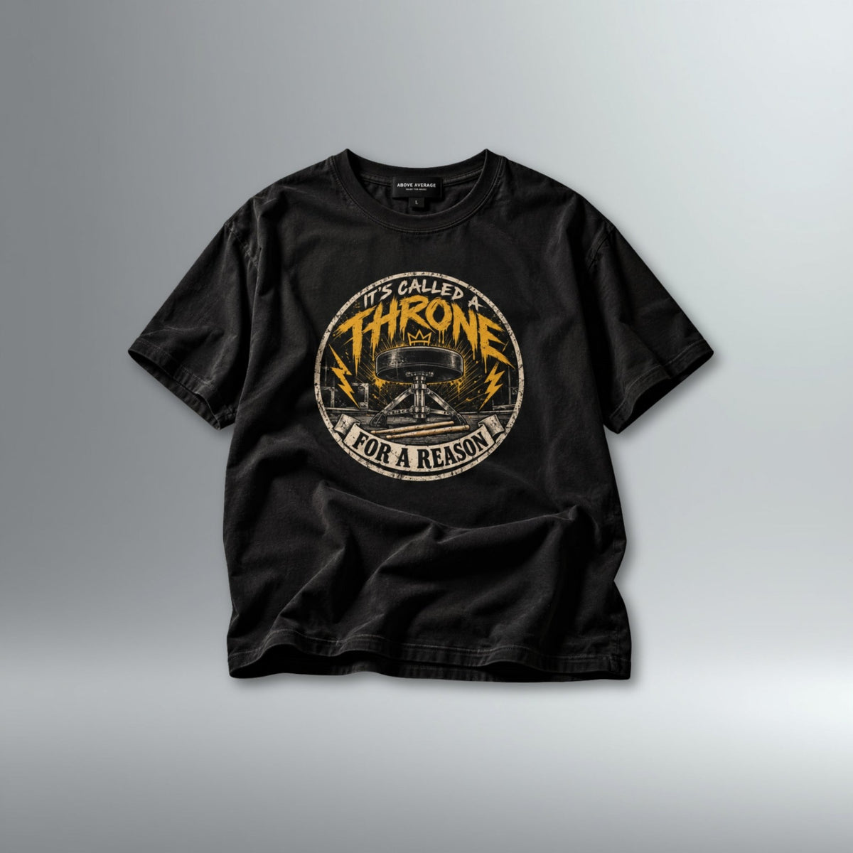 DRMMR Throne Graphic Tee | Above Average Clothing | organic cotton apparel