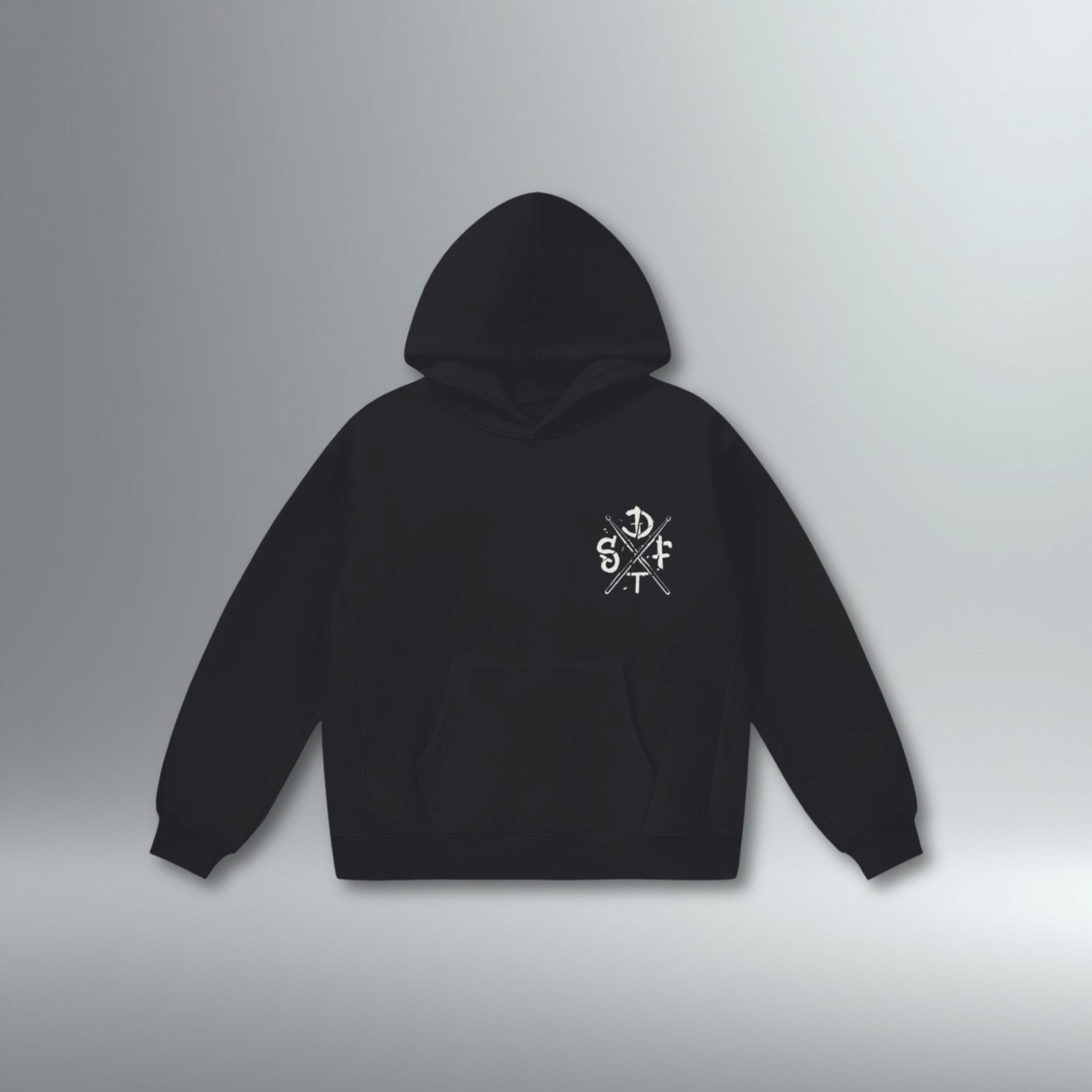 Drum For The Song Heavyweight Signature Hoodie | Above Average Clothing | organic cotton apparel