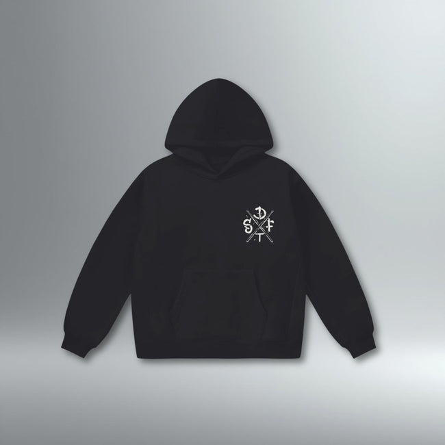 Drum For The Song Heavyweight Signature Hoodie | Above Average Clothing | organic cotton apparel