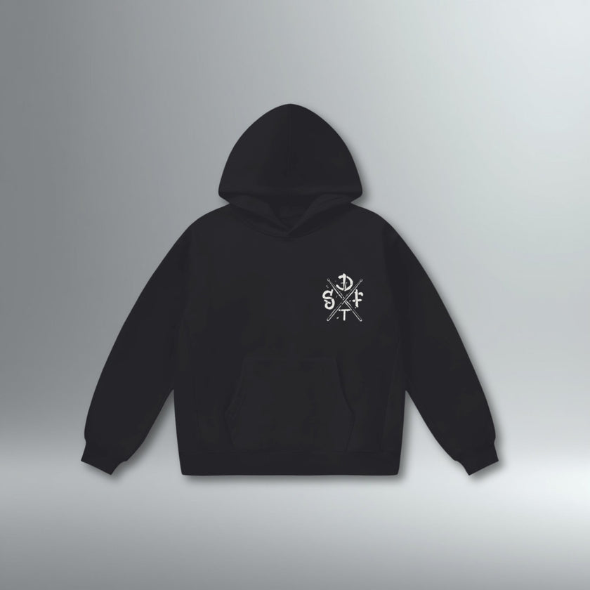 Drum For The Song Heavyweight Signature Hoodie | Above Average Clothing | organic cotton apparel