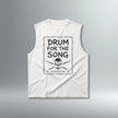 Drum For The Song Ice Fabric Sleeveless Tee | Above Average Clothing | organic cotton apparel