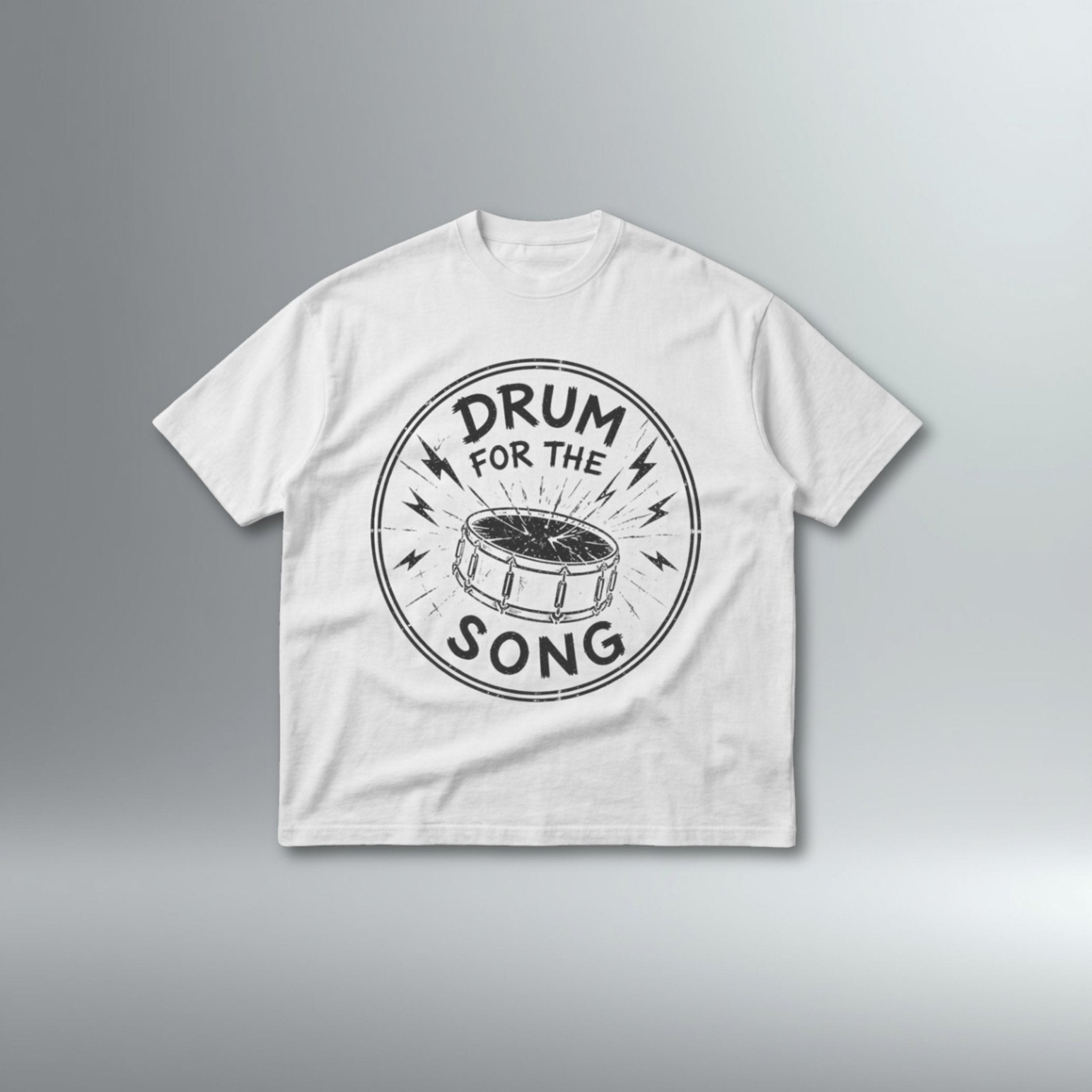 Drum For The Song Oversized Drop Shoulder Tee | Above Average Clothing | organic cotton apparel