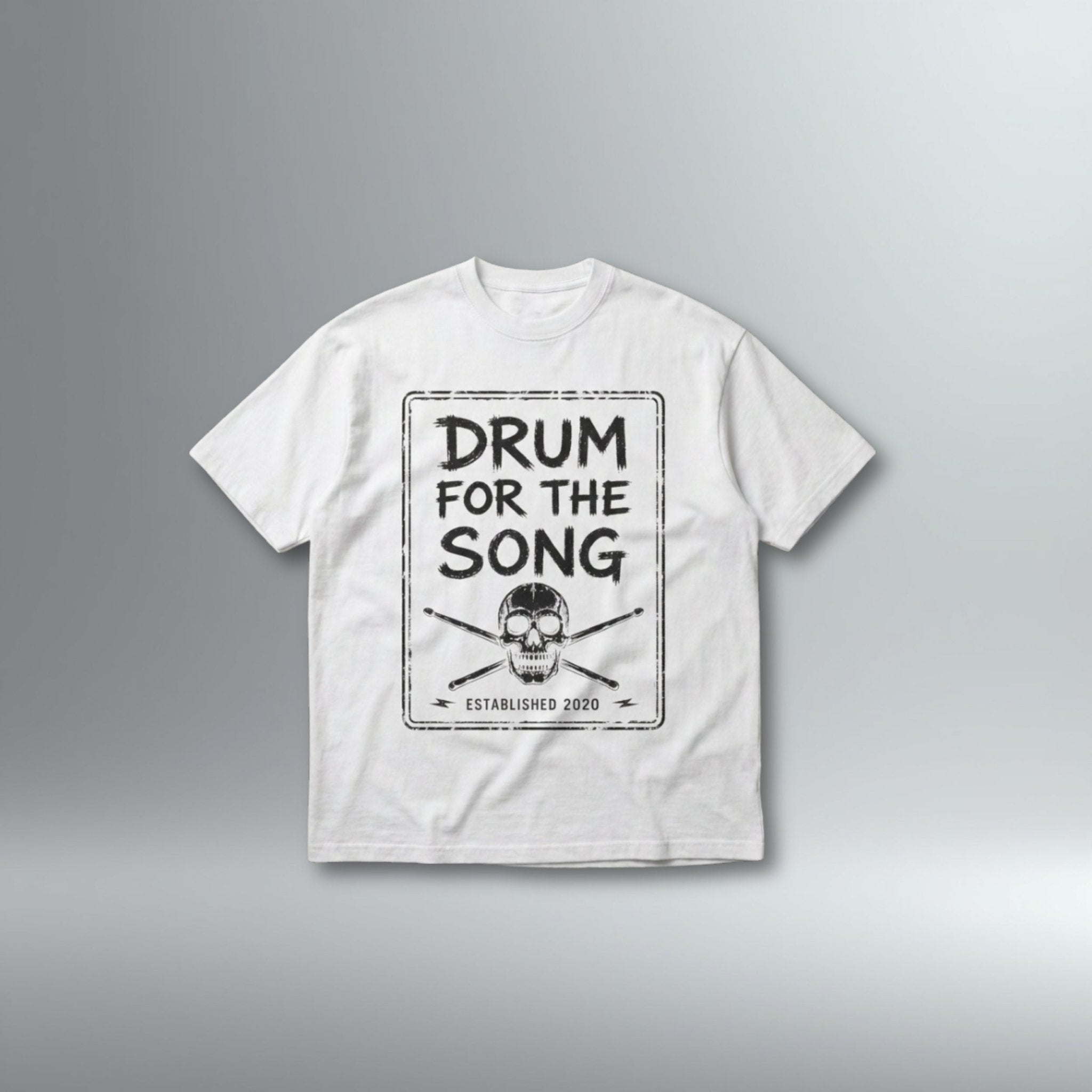 Drum For The Song Oversized Drop Shoulder Tee | Above Average Clothing | organic cotton apparel