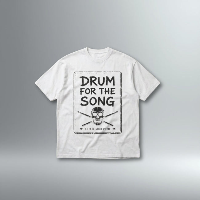 Drum For The Song Oversized Drop Shoulder Tee | Above Average Clothing | organic cotton apparel
