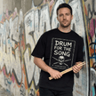 Drum For The Song Oversized Drop Shoulder Tee | Above Average Clothing | organic cotton apparel