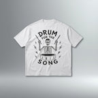 Drum For The Song Oversized Drop Shoulder Tee | Above Average Clothing | organic cotton apparel