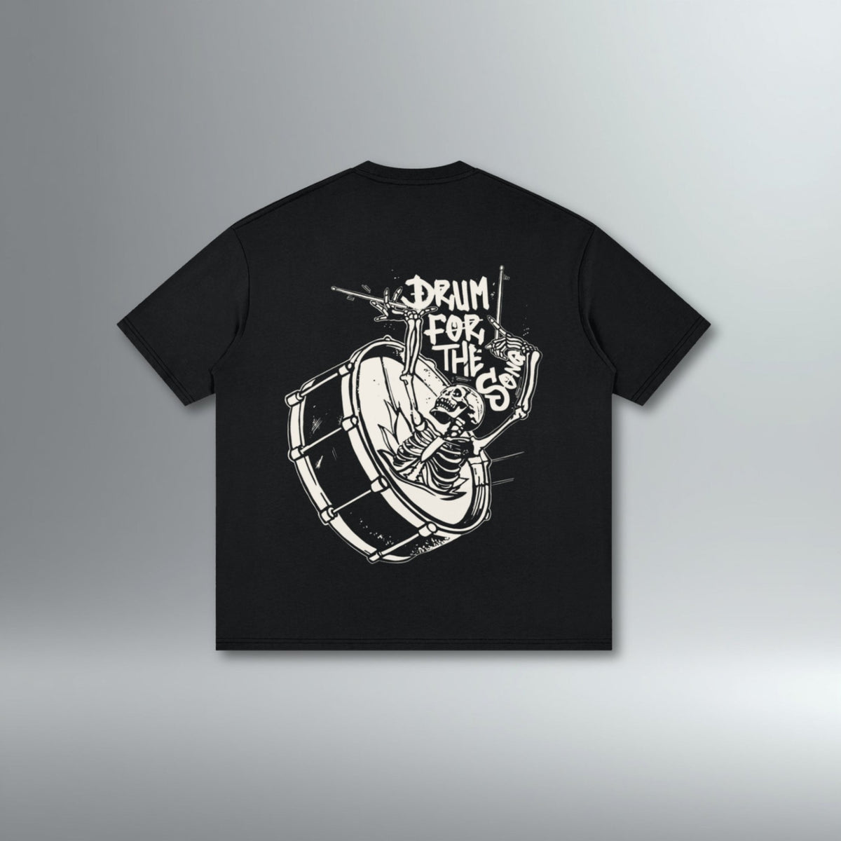 Drum For The Song Oversized Drop Shoulder Tee | Above Average Clothing | organic cotton apparel