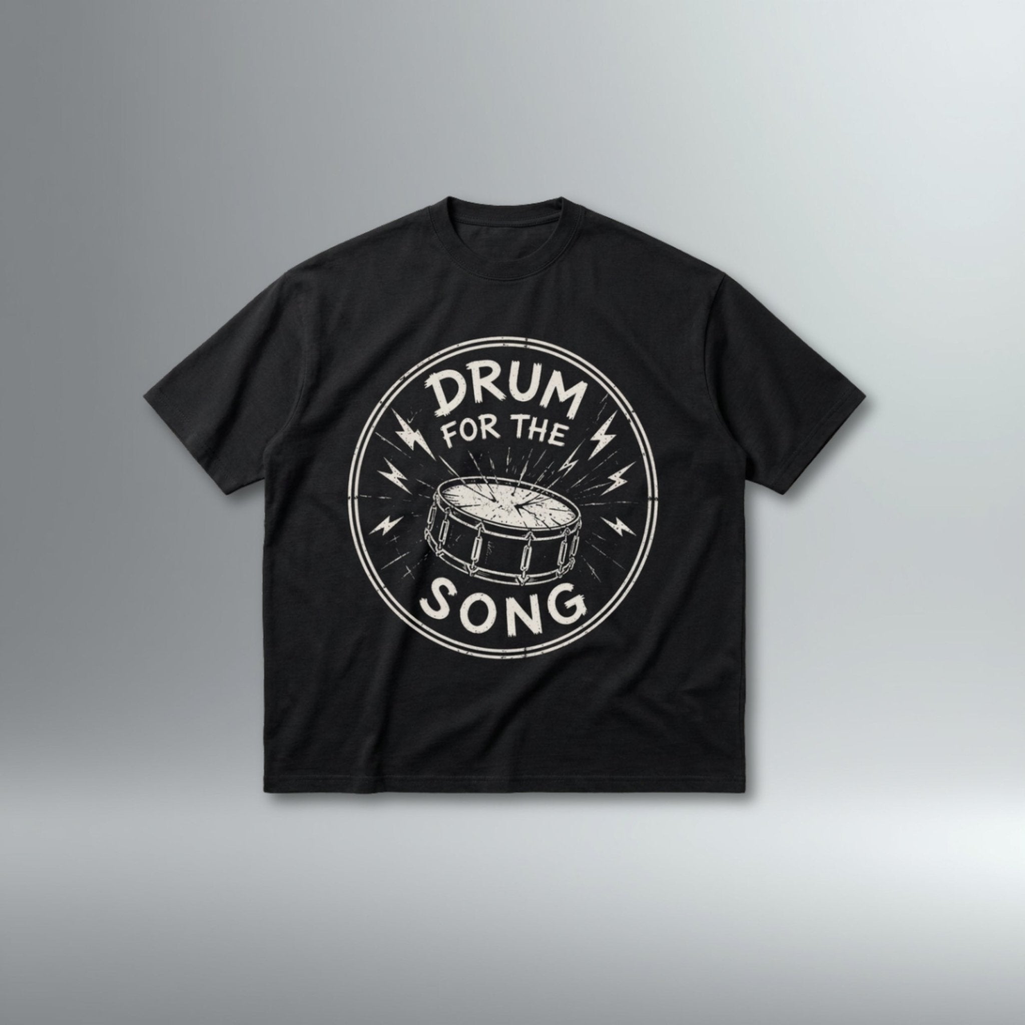 Drum For The Song Oversized Drop Shoulder Tee | Above Average Clothing | organic cotton apparel