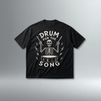 Drum For The Song Oversized Drop Shoulder Tee | Above Average Clothing | organic cotton apparel
