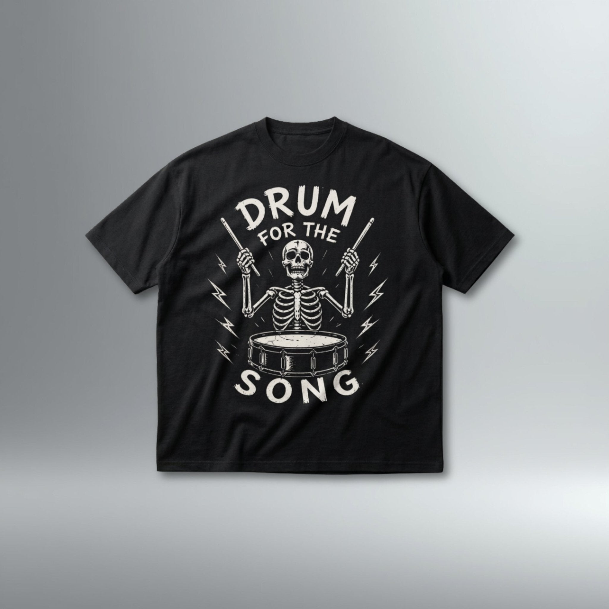 Drum For The Song Oversized Drop Shoulder Tee | Above Average Clothing | organic cotton apparel