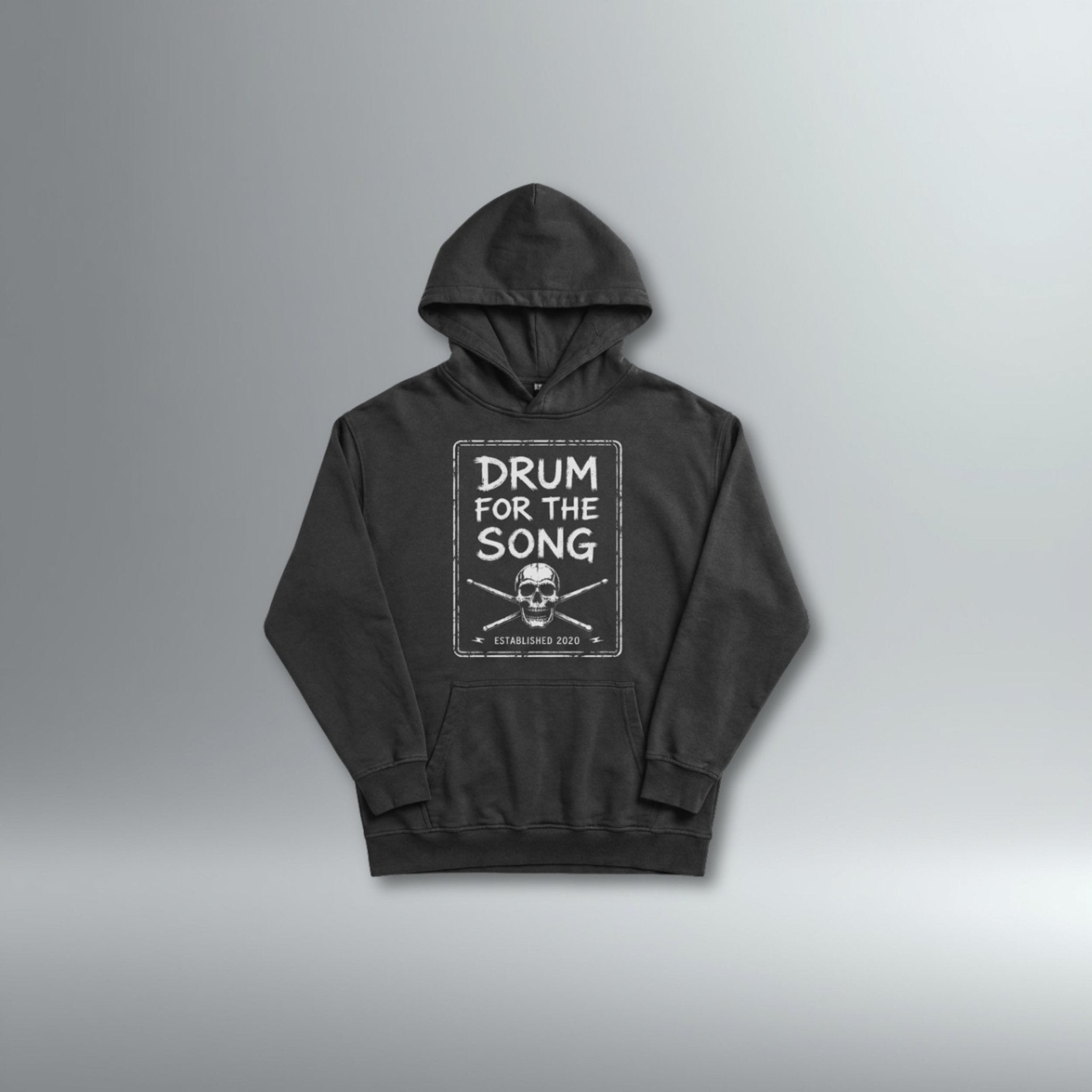 Drum For The Song Poster Hoodie | Above Average Clothing | organic cotton apparel