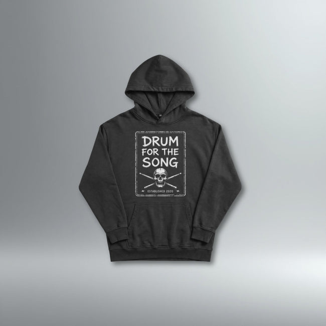Drum For The Song Poster Hoodie | Above Average Clothing | organic cotton apparel