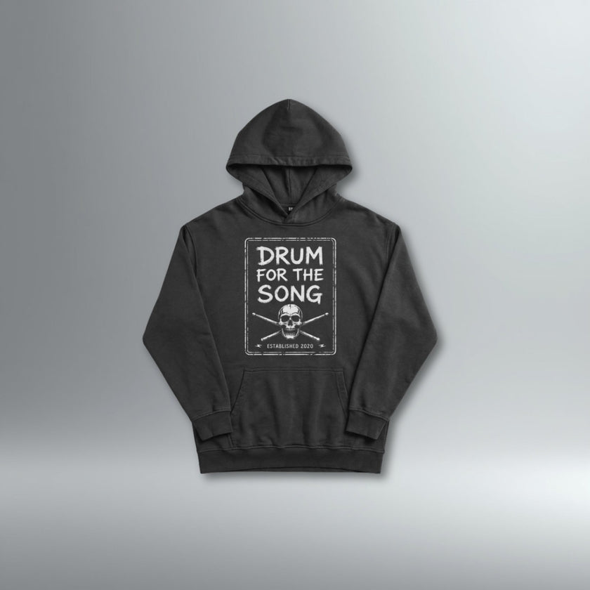 Drum For The Song Poster Hoodie | Above Average Clothing | organic cotton apparel