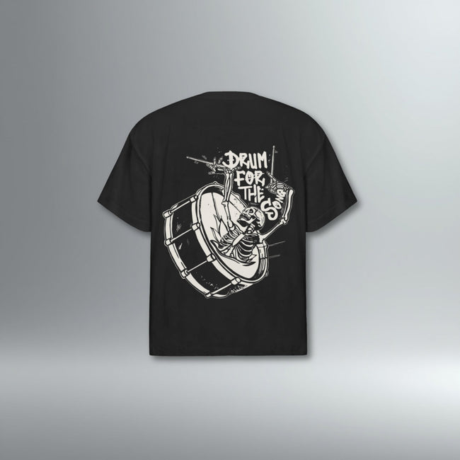 Drum For The Song Relaxed Fit Tee | Above Average Clothing | organic cotton apparel