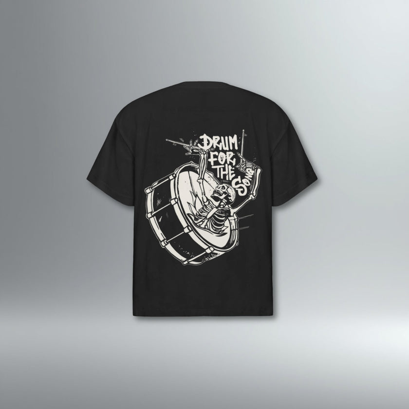 Drum For The Song Relaxed Fit Tee | Above Average Clothing | organic cotton apparel