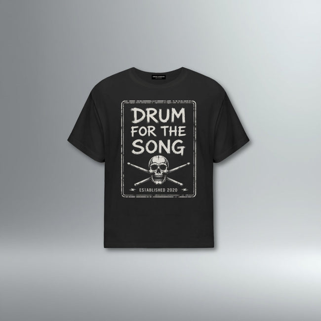 Drum For The Song Relaxed Fit Tee | Above Average Clothing | organic cotton apparel