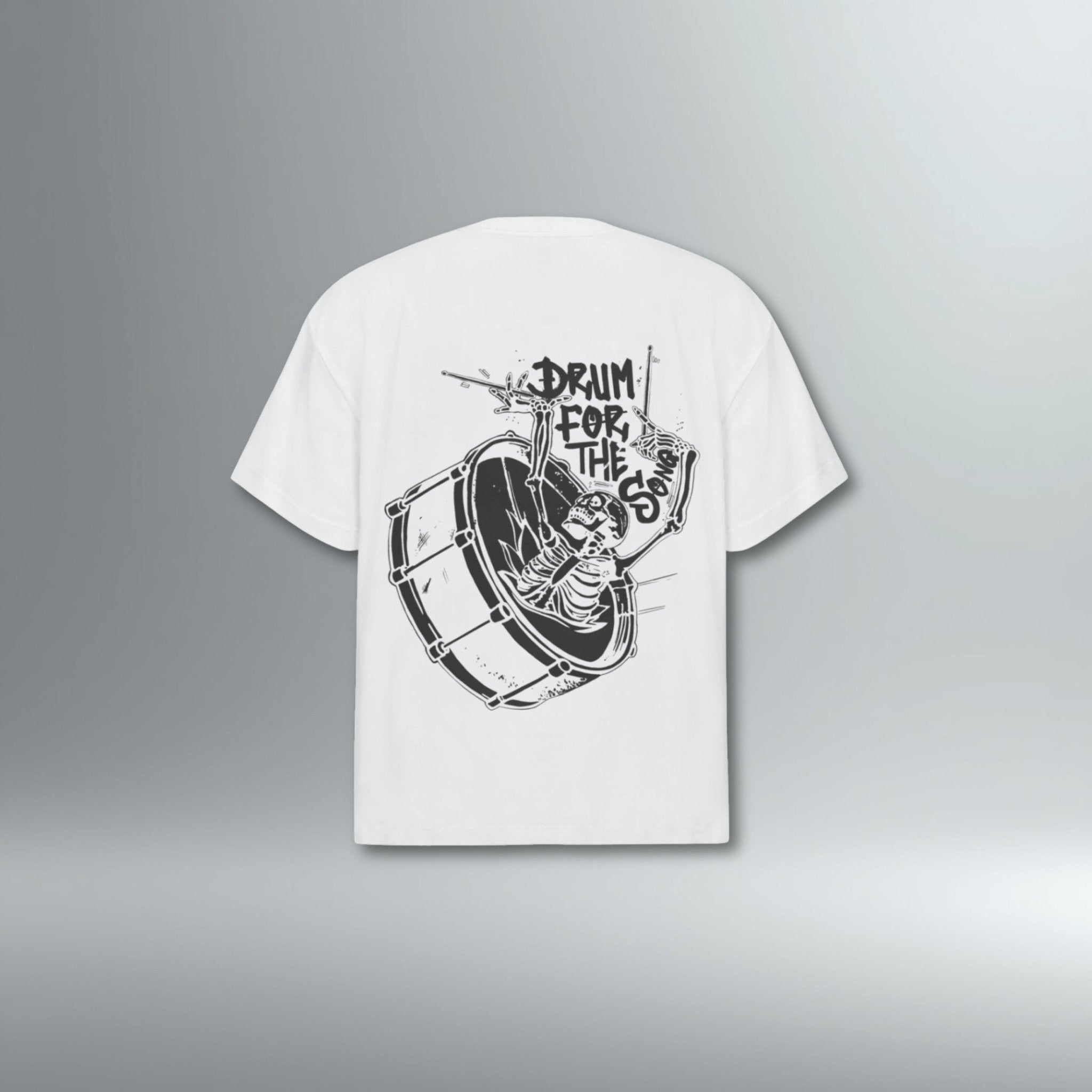 Drum For The Song Relaxed Fit Tee | Above Average Clothing | organic cotton apparel