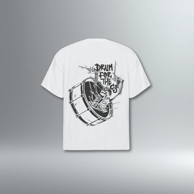 Drum For The Song Relaxed Fit Tee | Above Average Clothing | organic cotton apparel