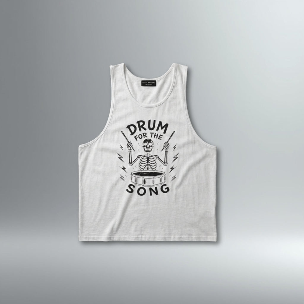 Drum For The Song Tank Top | Above Average Clothing | organic cotton apparel