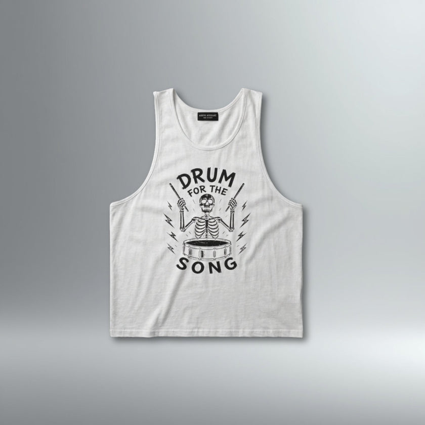 Drum For The Song Tank Top | Above Average Clothing | organic cotton apparel