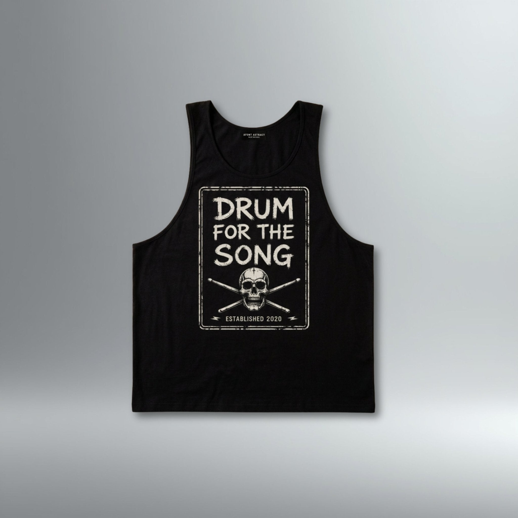 Drum For The Song Tank Top | Above Average Clothing | organic cotton apparel