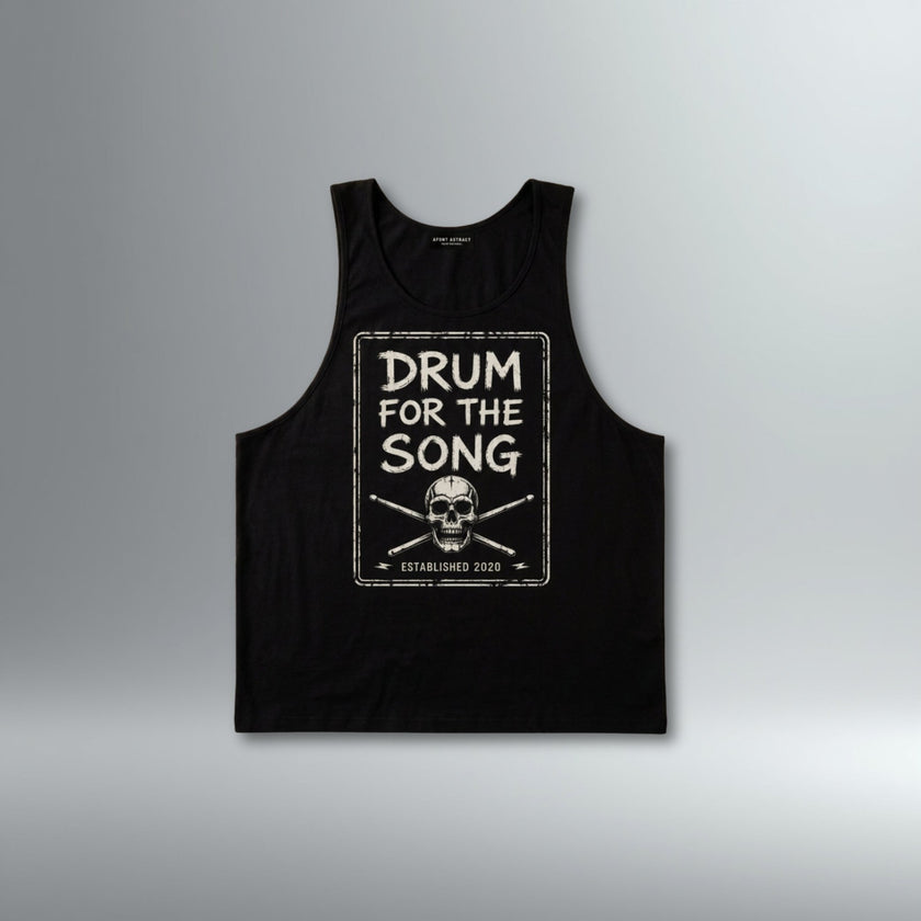 Drum For The Song Tank Top | Above Average Clothing | organic cotton apparel