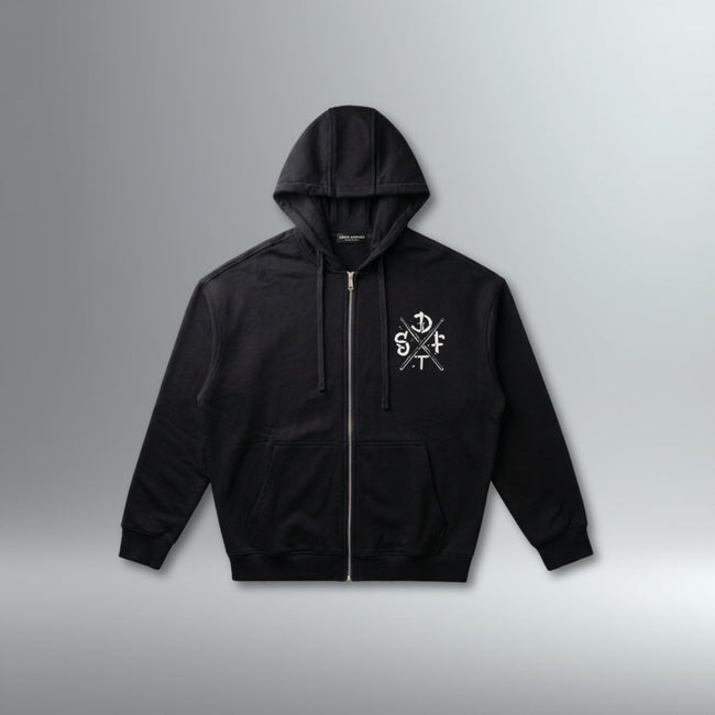 Drum For The Song Zip Up Hoodie | Above Average Clothing | organic cotton apparel