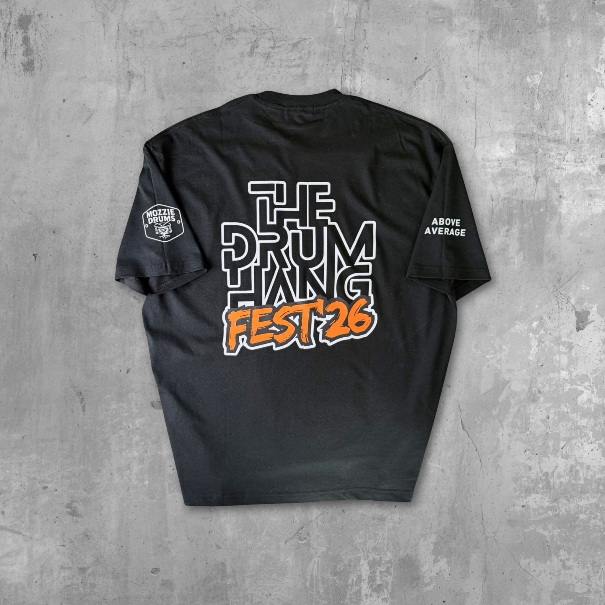 Drum Hang Fest Back Print Tee | Above Average Clothing | organic cotton apparel