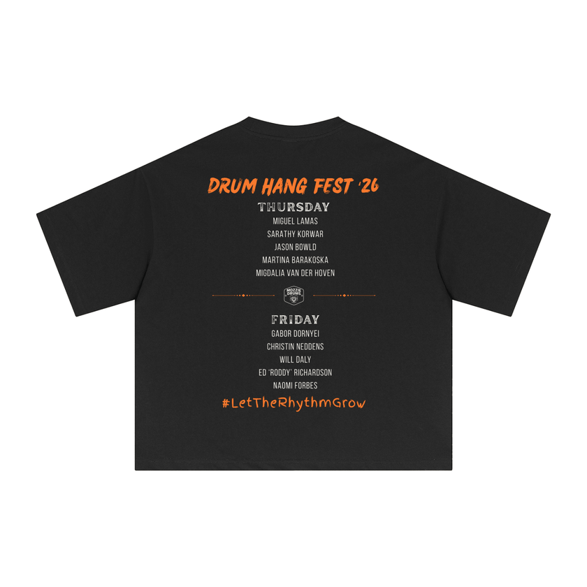 Drum Hang Fest Line Up Performance Tee | Above Average Clothing | organic cotton apparel