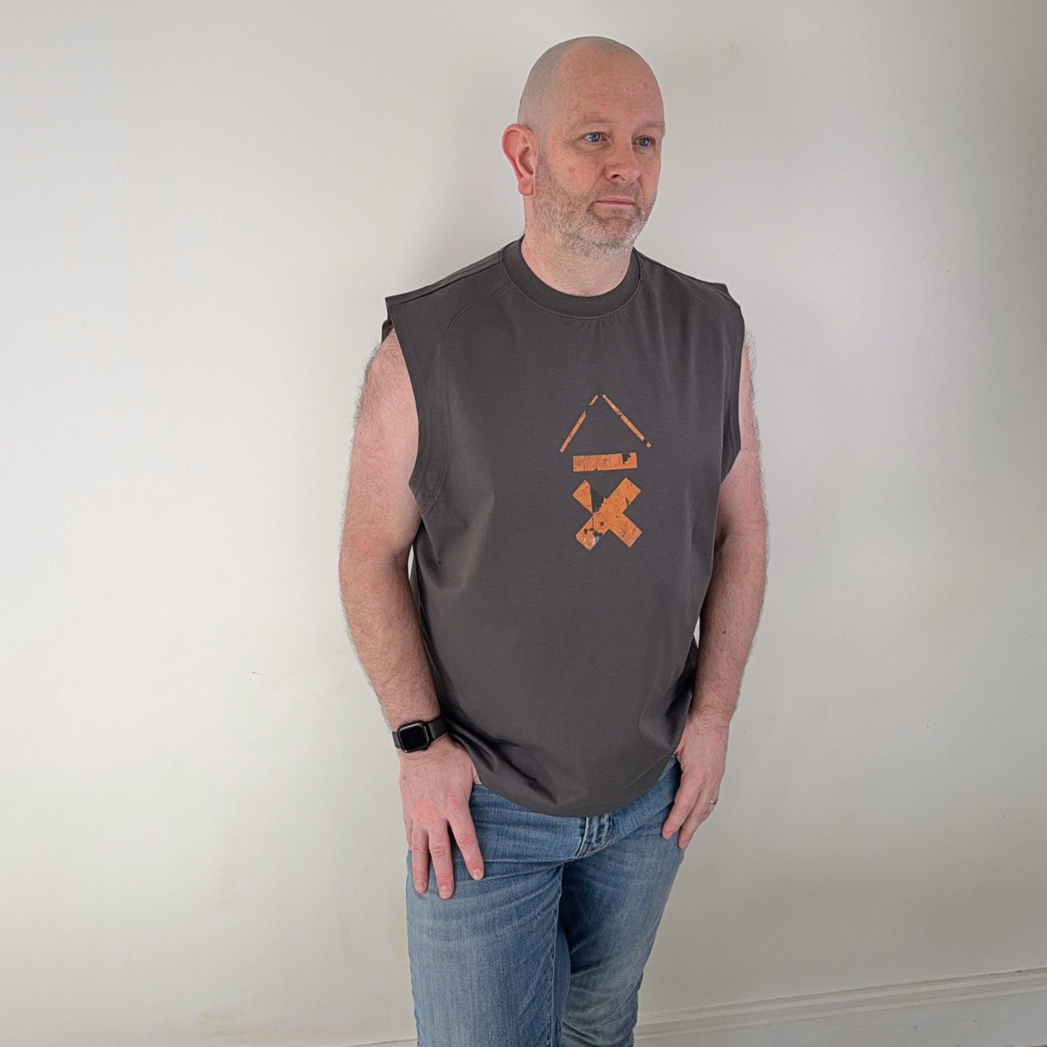 Drum Hang Fest Logo Performance Tank | Above Average Clothing | organic cotton apparel