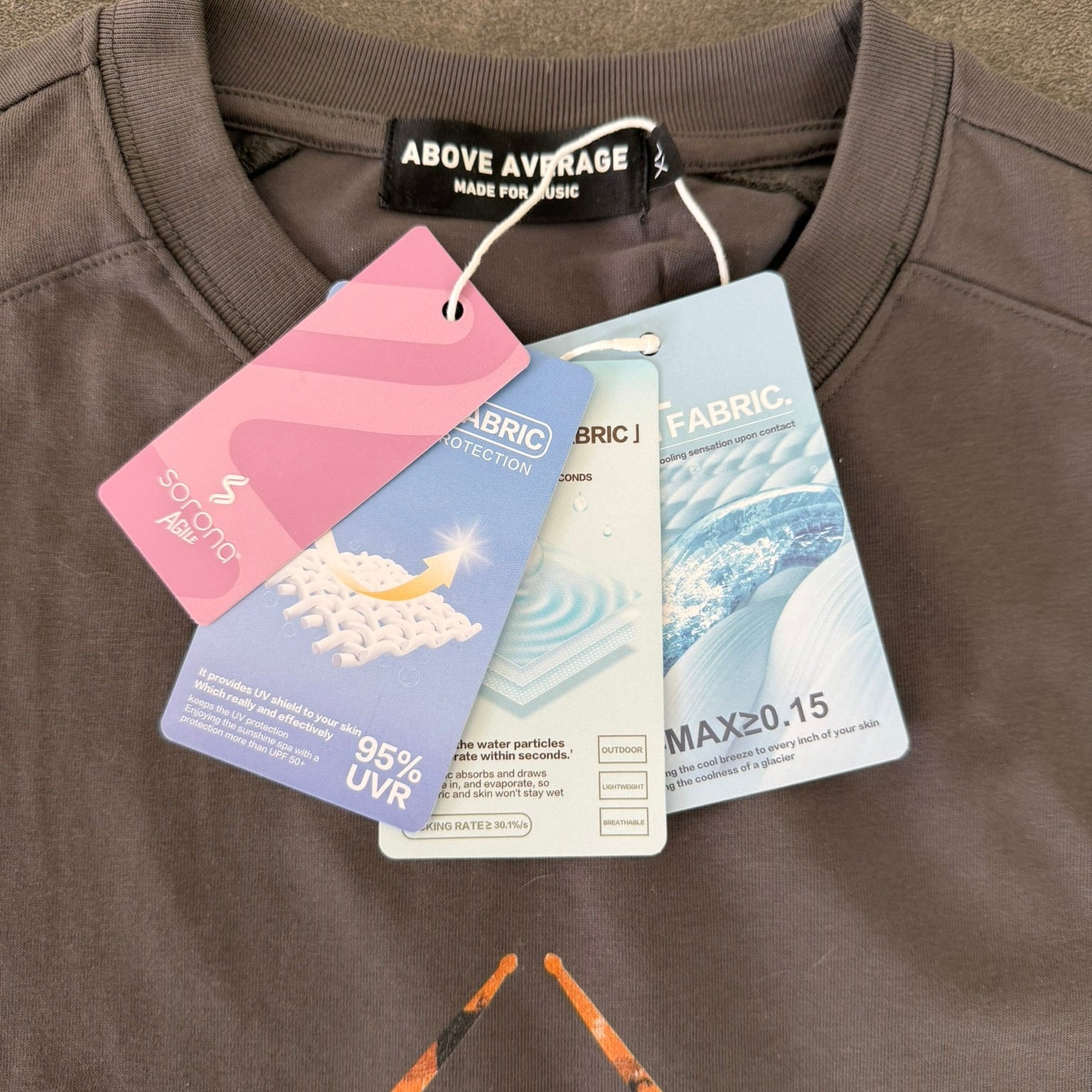 Drum Hang Fest Logo Performance Tank | Above Average Clothing | organic cotton apparel