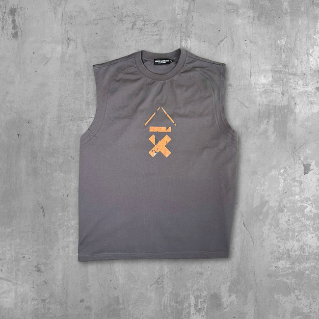 Drum Hang Fest Logo Performance Tank | Above Average Clothing | organic cotton apparel