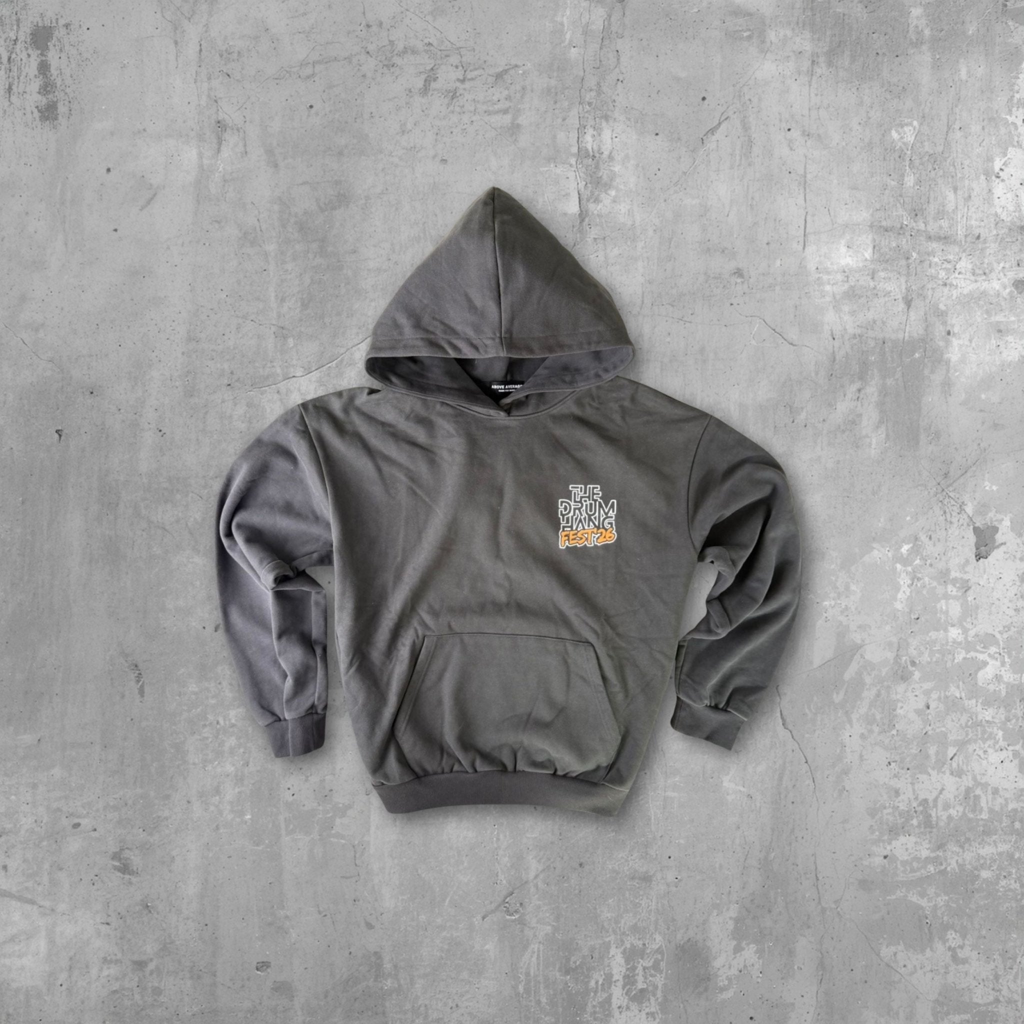 Drum Hang Fest Signature Line Up Hoodie | Above Average Clothing | organic cotton apparel