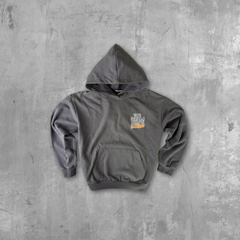Drum Hang Fest Signature Line Up Hoodie | Above Average Clothing | organic cotton apparel