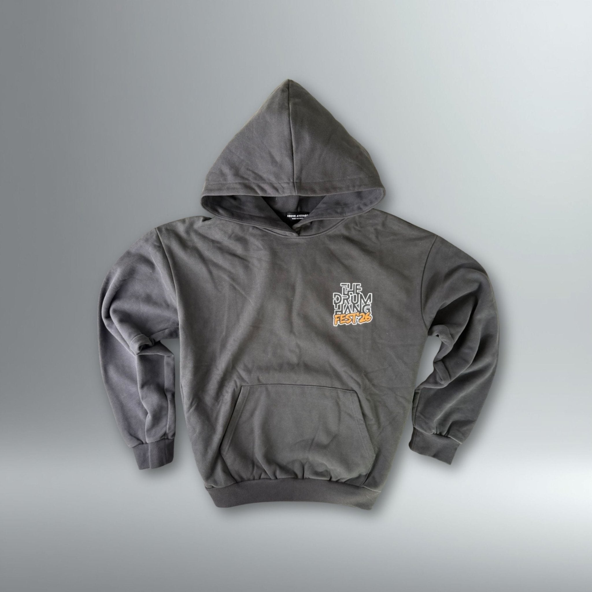 Drum Hang Fest Signature Line Up Hoodie | Above Average Clothing | organic cotton apparel