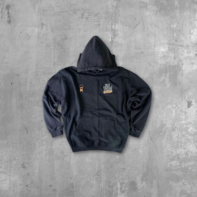 Drum Hang Fest Studio Print Logo Hoodie | Above Average Clothing | organic cotton apparel