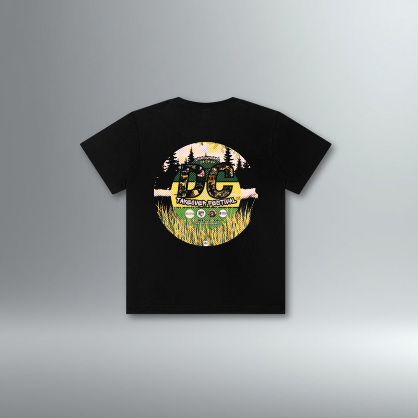 Drum Cupboard Takeover Festival  Kids Black Tee