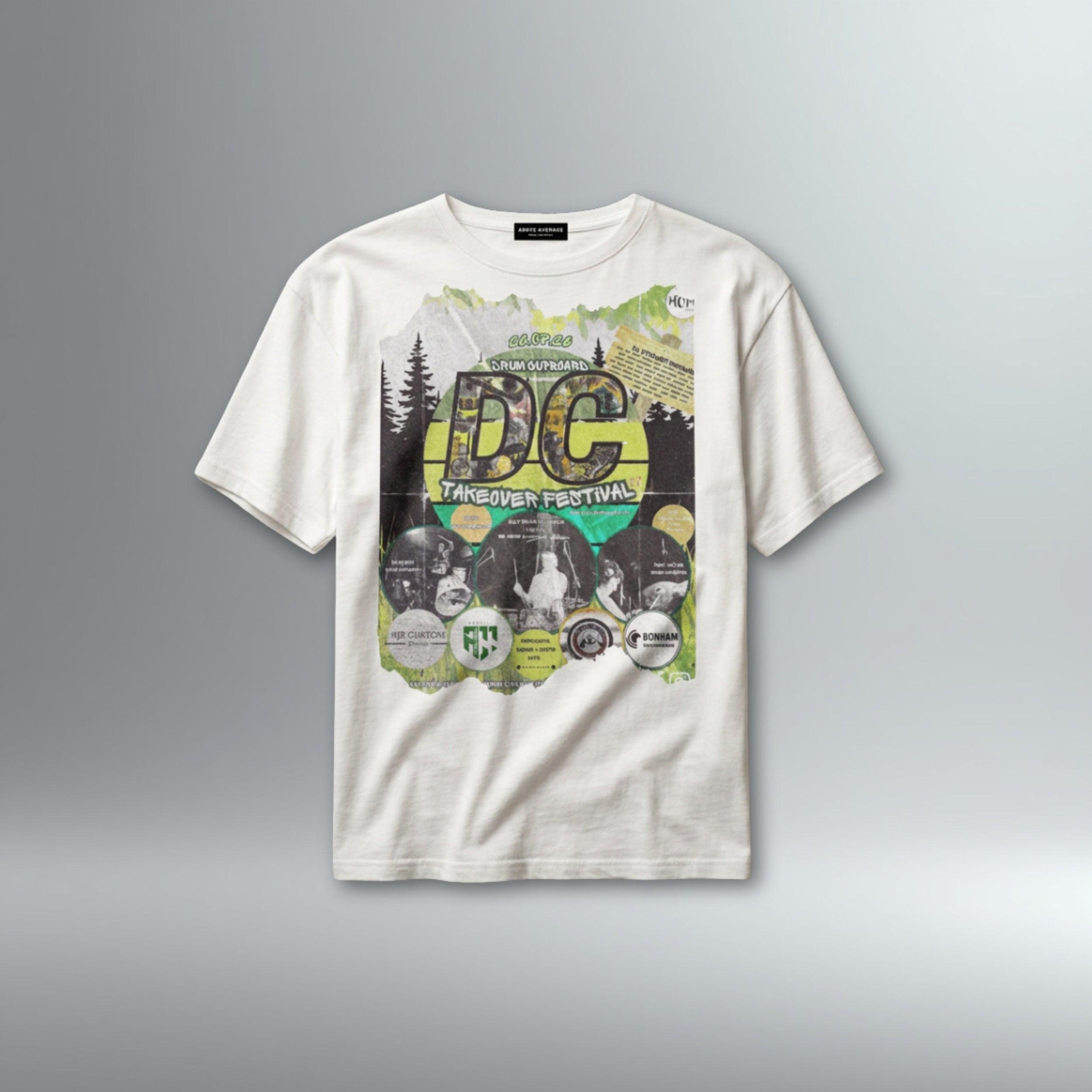 Drum Cupboard Takeover Festival White Tee