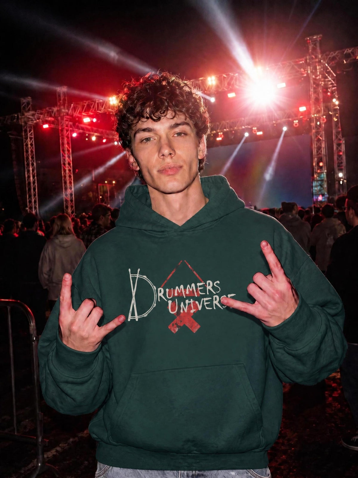 Drummers Universe DRMMR Hoodie | Above Average Clothing | organic cotton apparel