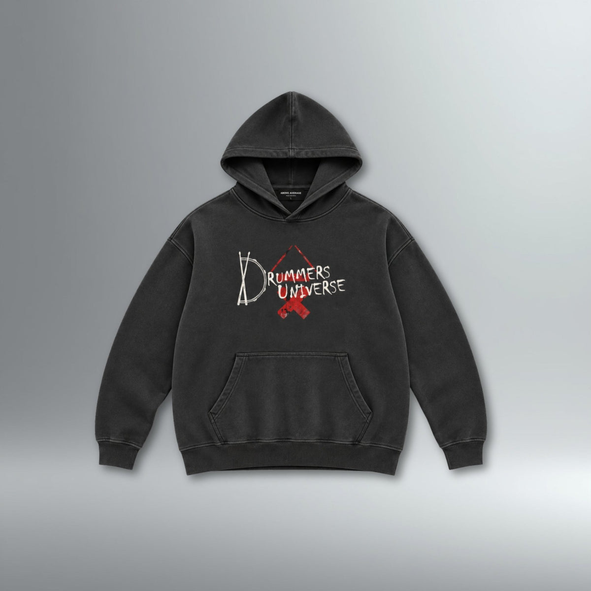 Drummers Universe DRMMR Hoodie | Above Average Clothing | organic cotton apparel