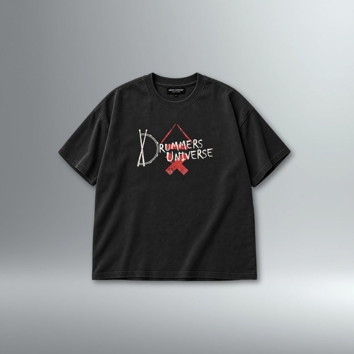 Drummers Universe DRMMR Tee | Above Average Clothing | organic cotton apparel
