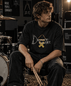 Drummers Universe DRMMR Tee - Exclusive Gold Logo | Above Average Clothing | organic cotton apparel