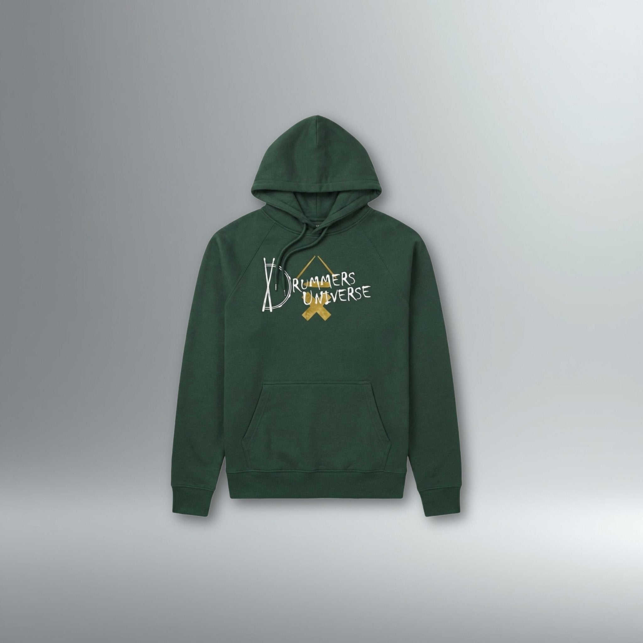 Drummers Universe Hoodie | DRMMR Ascent Mark | Above Average Clothing | organic cotton apparel