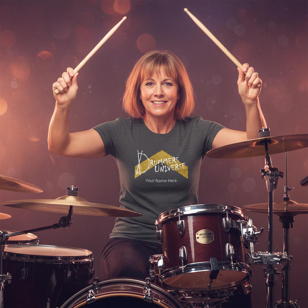 Drummers Universe Personalised Tee | Above Average Clothing | organic cotton apparel