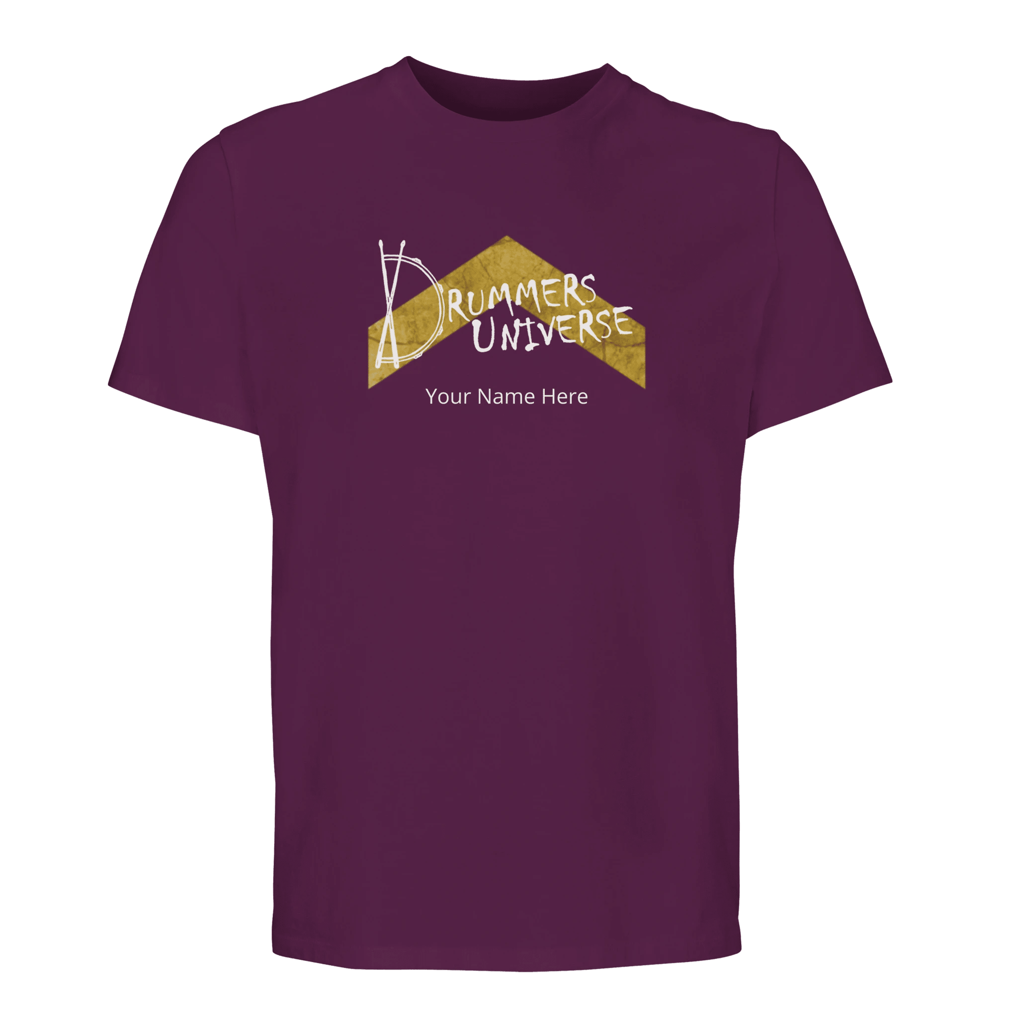 Drummers Universe Personalised Tee | Above Average Clothing | organic cotton apparel