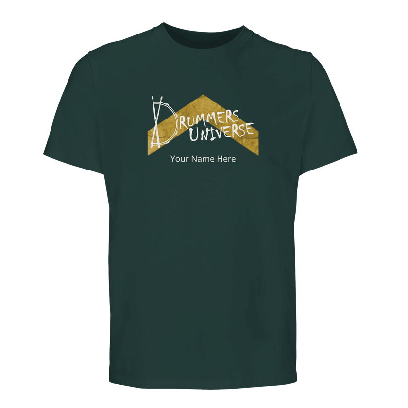 Drummers Universe Personalised Tee | Above Average Clothing | organic cotton apparel