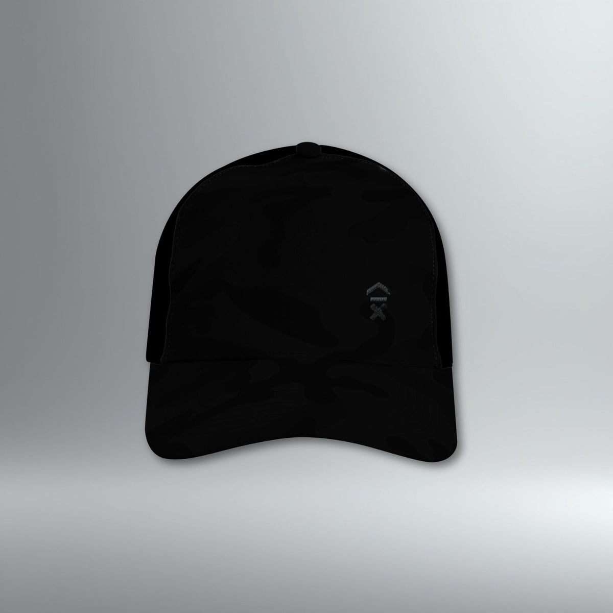 Embroidered Camo Trucker Cap | Above Average Clothing | organic cotton apparel