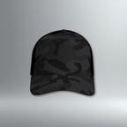 Embroidered Camo Trucker Cap | Above Average Clothing | organic cotton apparel