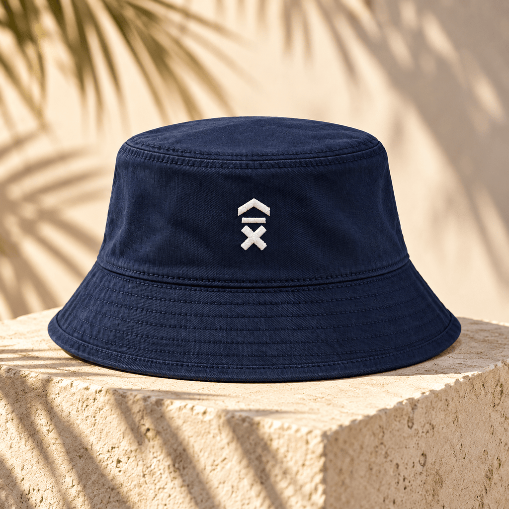 Embroidered Organic Bucket Hat | Above Average Clothing | organic cotton apparel
